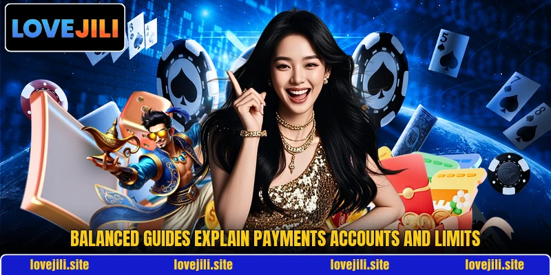 Balanced guides explain payments accounts and limits