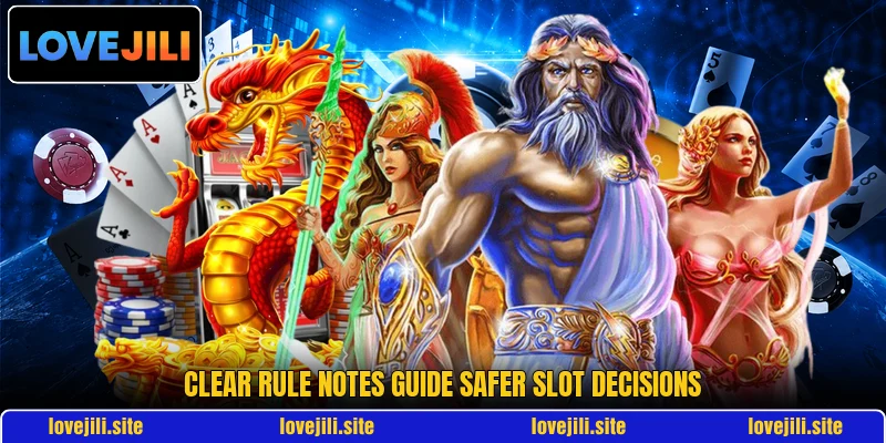 Clear rule notes guide safer slot decisions Clear rule notes guide safer slot decisions