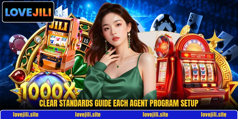 Clear standards guide each agent program setup Clear standards guide each agent program setup