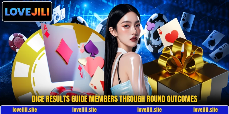 Dice results guide members through round outcomes