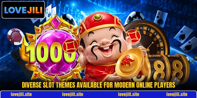 Diverse slot themes available for modern online players