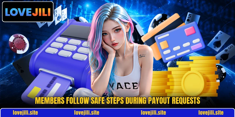 Members follow safe steps during payout requests Members follow safe steps during payout requests