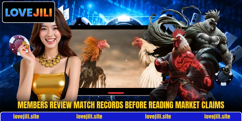 Members review match records before reading market claims Members review match records before reading market claims