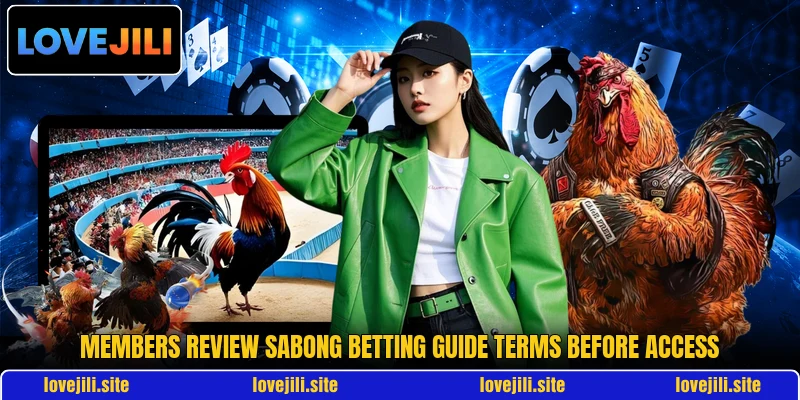 Members review Sabong Betting Guide terms before access