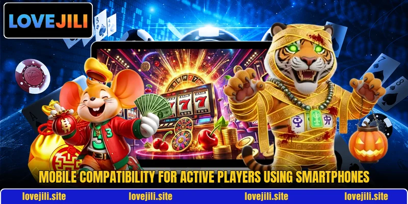 Mobile compatibility for active players using smartphones