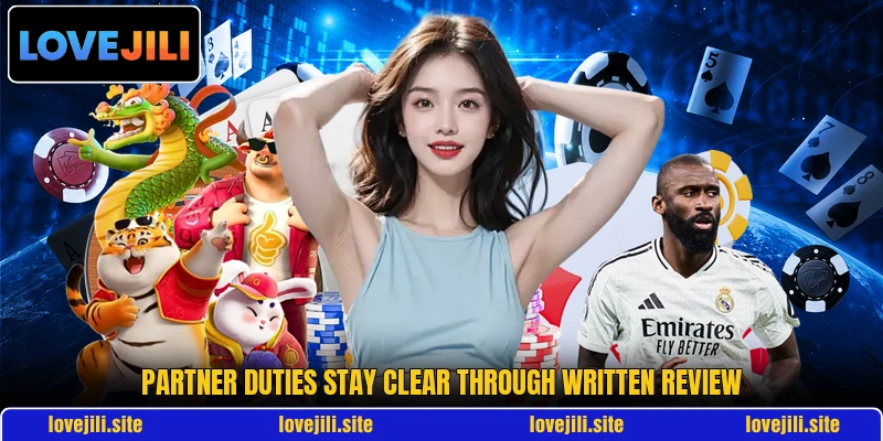 Partner duties stay clear through written review Partner duties stay clear through written review