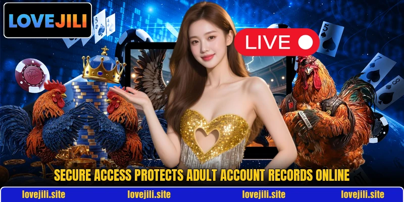 Secure access protects adult account records online