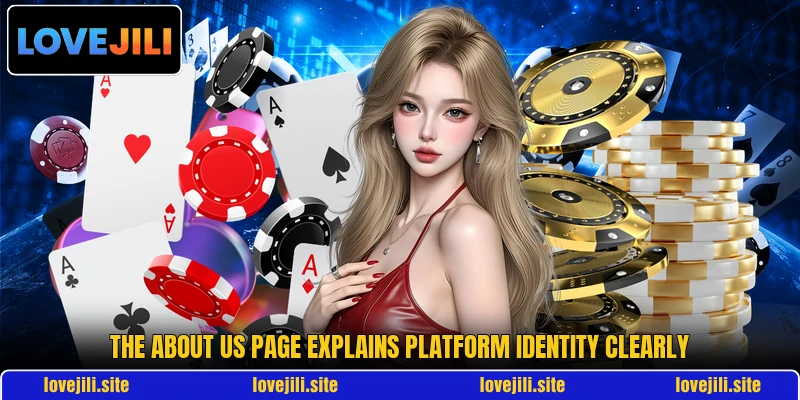 The about us page explains platform identity clearly The about us page explains platform identity clearly